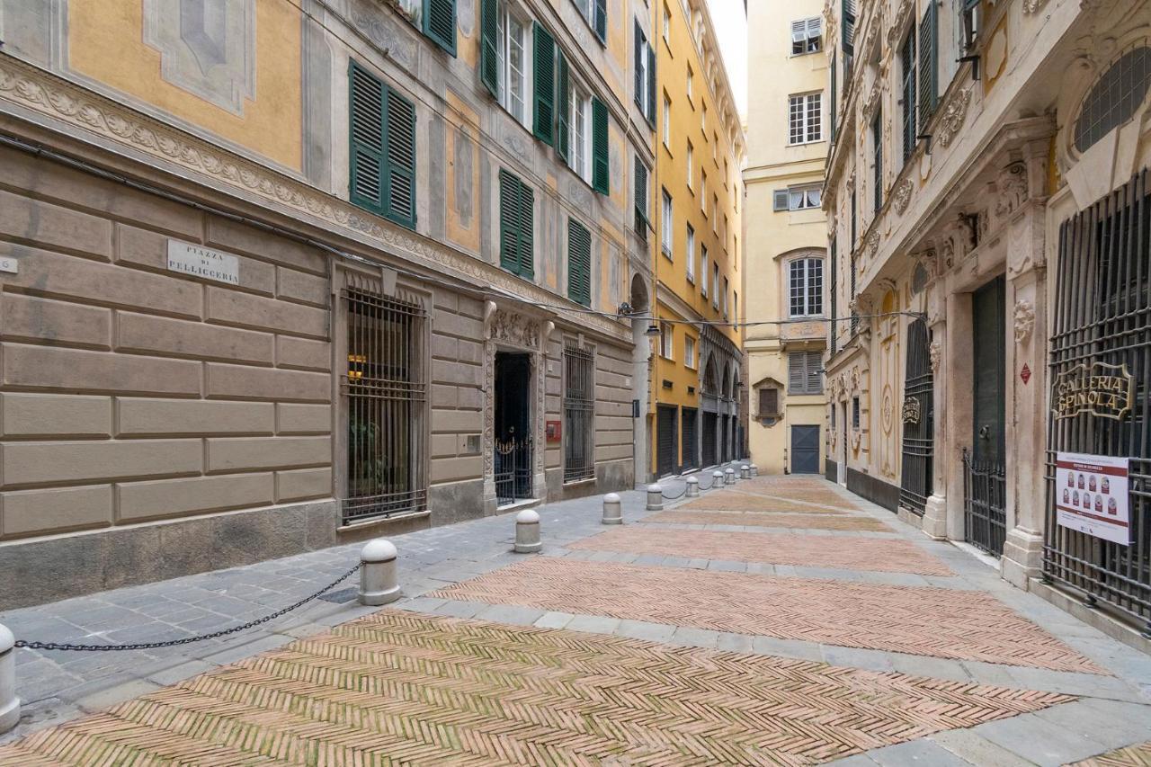Centro Storico Caruggi 2Min Acquario Pellicceria Superior Loft Palazzo Rolli Génova Exterior foto